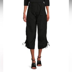 Bryn Walker, 78968 Side-Ruched Pant, Memory Crunch, Black NWT XL/ XXL